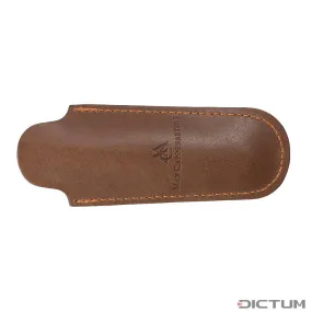 Funda de cuero, marrón oscuro